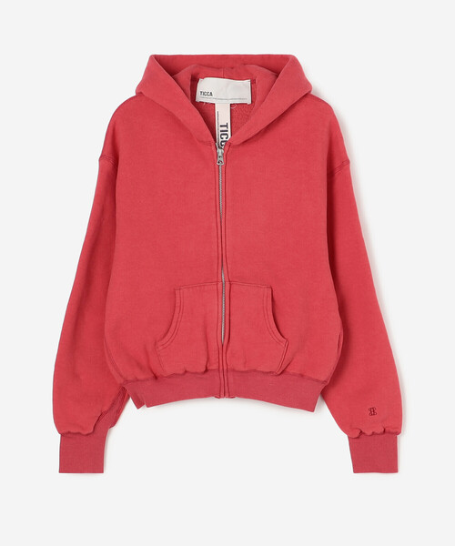 TICCA | 〈別注〉 ダウニーウラケ ジップパーカー WOMEN（パーカー