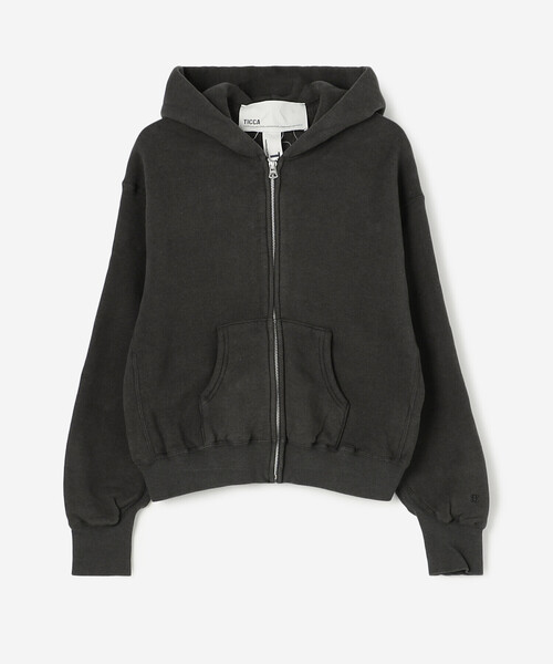 TICCA | 〈別注〉 ダウニーウラケ ジップパーカー WOMEN（パーカー