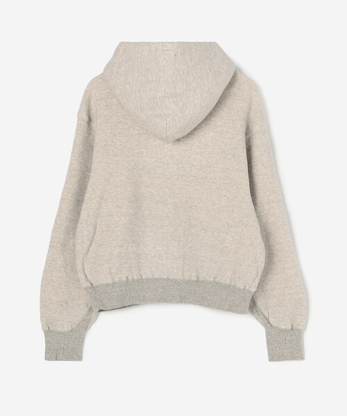 TICCA（ティッカ）の「TICCA | 〈別注〉 ダウニーウラケ ジップパーカー WOMEN（パーカー・レディース・ライトグレー/レッド/チャコール・F）」の5枚目の写真