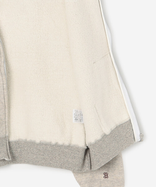 TICCA | 〈別注〉 ダウニーウラケ ジップパーカー WOMEN（パーカー