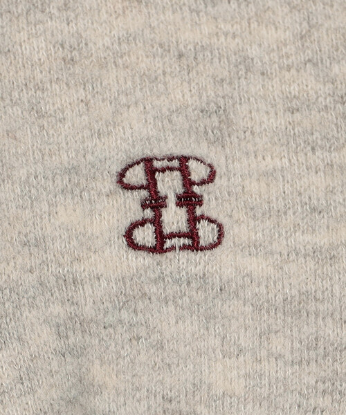 TICCA（ティッカ）の「TICCA | 〈別注〉 ダウニーウラケ ジップパーカー WOMEN（パーカー・レディース・ライトグレー/レッド/チャコール・F）」の11枚目の写真