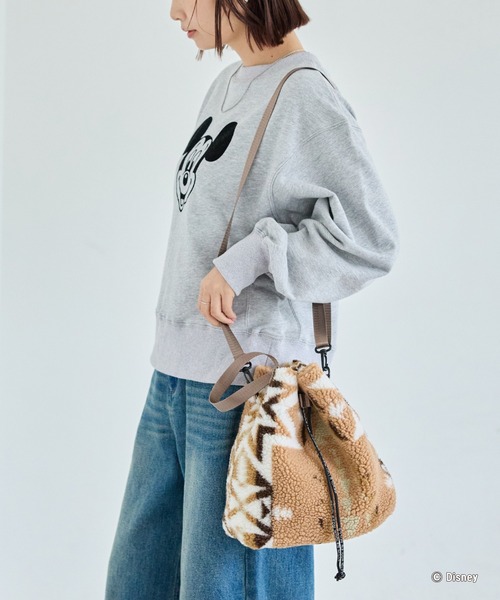 PENDLETON（ペンドルトン）の「【PENDLETON/ペンドルトン】BOA DRAW BAG ボアドローショルダーバッグ（ショルダーバッグ・レディース・ベージュ/グレー・FREE）」の10枚目の写真