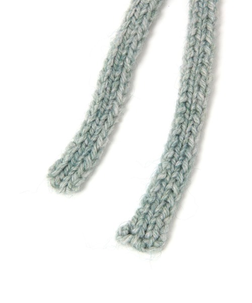 niko and...（ニコアンド）の「オリジナルポンポンニットスカーフ（ストール/ショール・レディース・グリーン/レッド/アイボリー・0）」の7枚目の写真