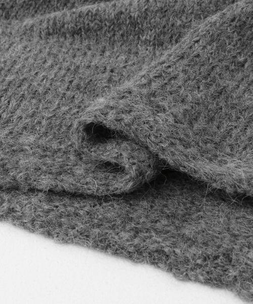 かぐれ（カグレ）の「アルパカルーズベスト（ニット/セーター・レディース・ダークグレー/グレー/アイボリー・FREE）」の6枚目の写真