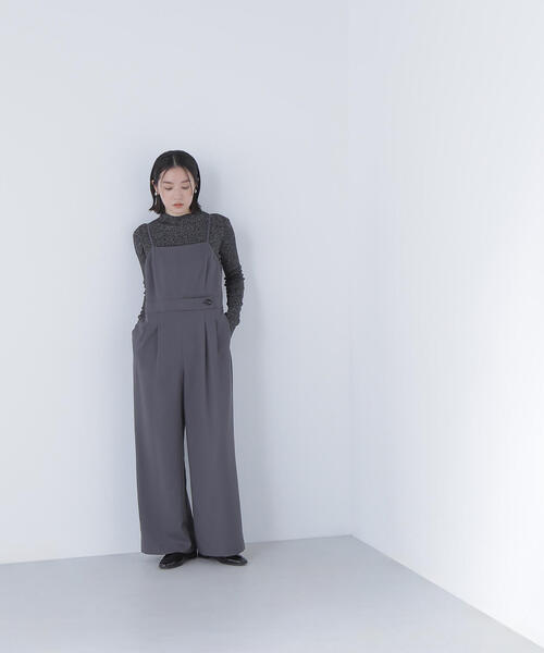 NATURAL BEAUTY BASIC(ナチュラルビューティーベーシック)の「◇シャイニーハイネックニット(ニット/セーター・レディース・ブラック/ブルー/ベージュ・FREE)」の9枚目の写真