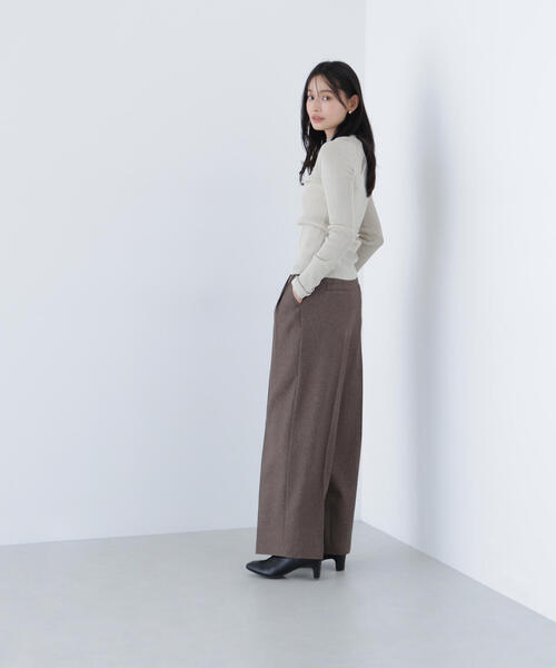 NATURAL BEAUTY BASIC(ナチュラルビューティーベーシック)の「◇シャイニーハイネックニット(ニット/セーター・レディース・ブラック/ブルー/ベージュ・FREE)」の20枚目の写真