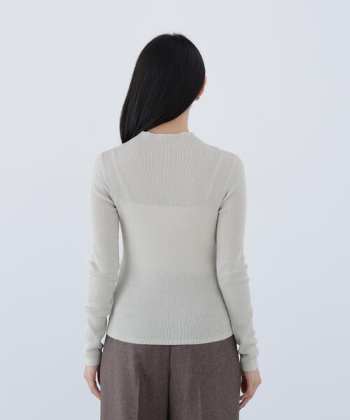 NATURAL BEAUTY BASIC(ナチュラルビューティーベーシック)の「◇シャイニーハイネックニット(ニット/セーター・レディース・ブラック/ブルー/ベージュ・FREE)」の22枚目の写真