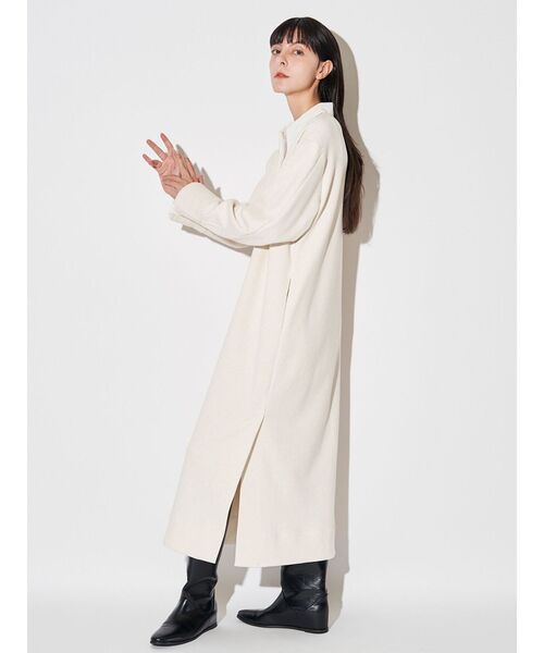 ELENDEEK(エレンディーク)の「バイカラーポロワンピース(ワンピース・レディース・ネイビー/アイボリー/グレー・FREE)」の20枚目の写真