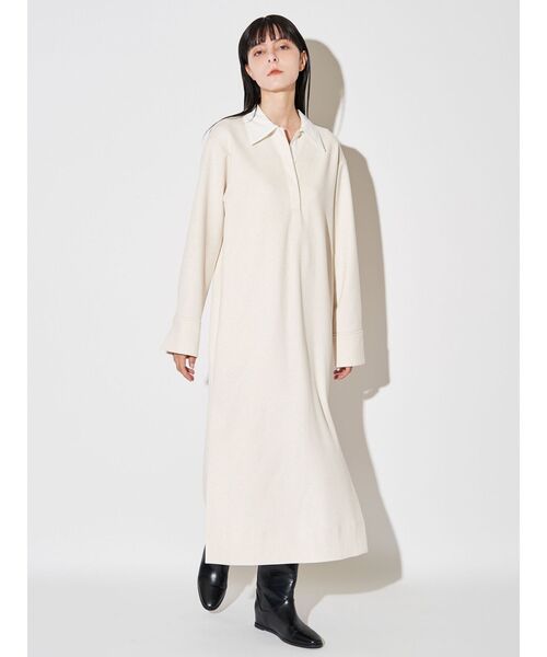 ELENDEEK(エレンディーク)の「バイカラーポロワンピース(ワンピース・レディース・ネイビー/アイボリー/グレー・FREE)」の22枚目の写真