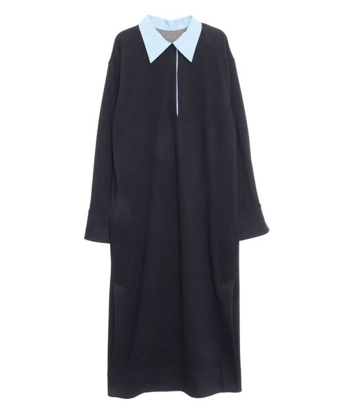 ELENDEEK(エレンディーク)の「バイカラーポロワンピース(ワンピース・レディース・ネイビー/アイボリー/グレー・FREE)」の9枚目の写真