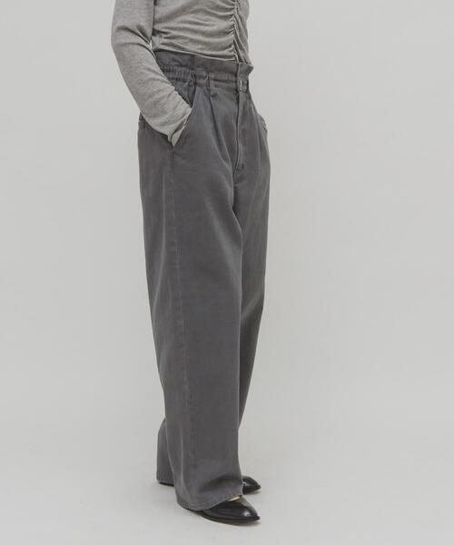 KBF（ケイビーエフ）の「フリルウエストツイルパンツ（その他パンツ・レディース・ベージュ/グレー/ブラウン・ONE）」の13枚目の写真