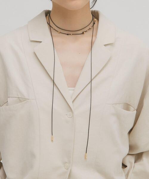 KBF(ケイビーエフ)の「チョーカーセットネックレス(ネックレス・レディース・ゴールド/シルバー・ONE)」の2枚目の写真