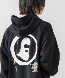 brknhome（ブロークンホーム）の「【BRKNHOME/ブロークンホーム】バックプリント フルジップ スウェットパーカー（パーカー）」