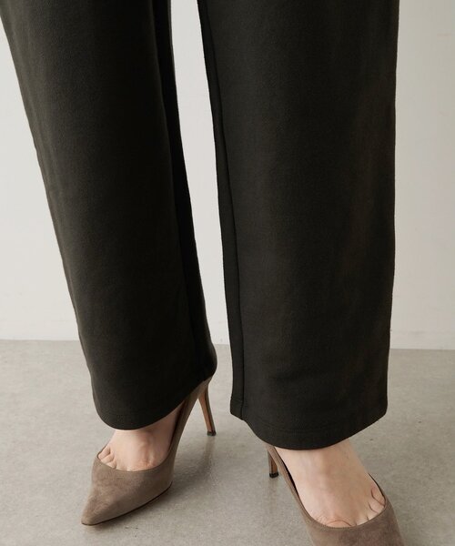 Whim Gazette（ウィムガゼット）の「裏毛ワイドパンツ（スウェットパンツ・レディース・モカ/チャコールグレー・FREE）」の14枚目の写真