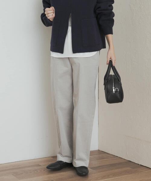 URBAN RESEARCH DOORS(アーバンリサーチドアーズ)の「『UR TECH』コーデュロイトラウザーパンツ(その他パンツ・レディース・ベージュ系その他/ライトグレー・SMALL/MEDIUM)」の7枚目の写真