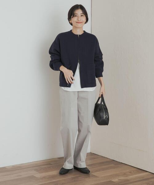 URBAN RESEARCH DOORS(アーバンリサーチドアーズ)の「『UR TECH』コーデュロイトラウザーパンツ(その他パンツ・レディース・ベージュ系その他/ライトグレー・SMALL/MEDIUM)」の10枚目の写真