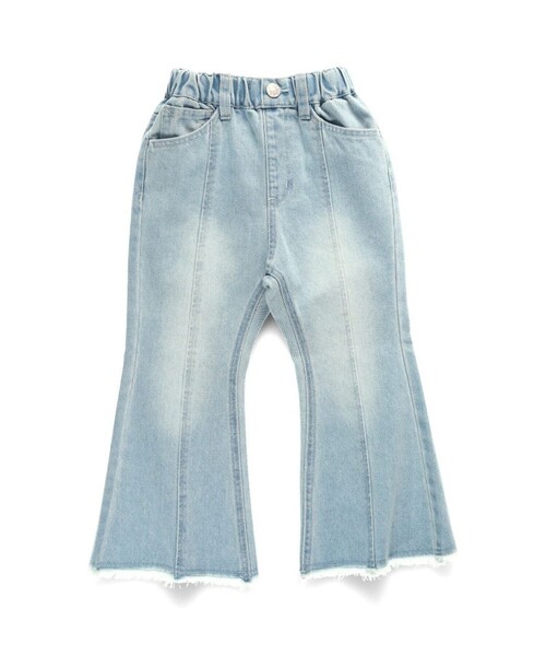 EDWIN（エドウィン）の「【Ou? by EDWIN】フレアデニムパンツ（デニムパンツ・キッズ・ブラック/サックスブルー・90/100/110/130/120/140/150）」の13枚目の写真