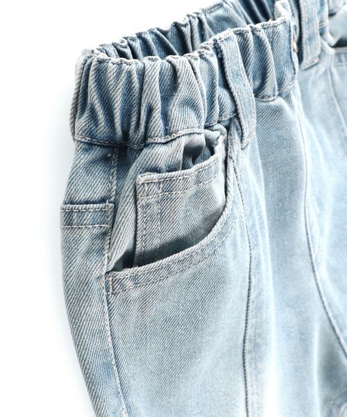 EDWIN（エドウィン）の「【Ou? by EDWIN】フレアデニムパンツ（デニムパンツ・キッズ・ブラック/サックスブルー・90/100/110/130/120/140/150）」の12枚目の写真