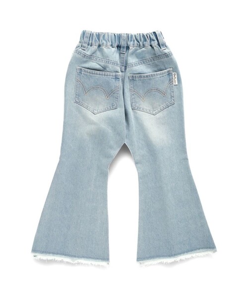 EDWIN（エドウィン）の「【Ou? by EDWIN】フレアデニムパンツ（デニムパンツ・キッズ・ブラック/サックスブルー・90/100/110/130/120/140/150）」の14枚目の写真