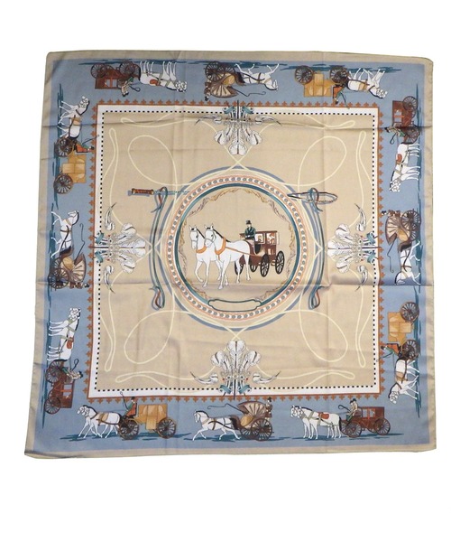 AVALON(U.Q)（アバロン）の「ホース柄リバーシブルスカーフ（ストール/ショール・レディース・グレー・FREE）」の3枚目の写真