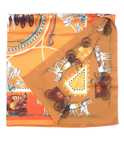 AVALON(U.Q)（アバロン）の「ホース柄リバーシブルスカーフ（ストール/ショール・レディース・グレー・FREE）」の6枚目の写真