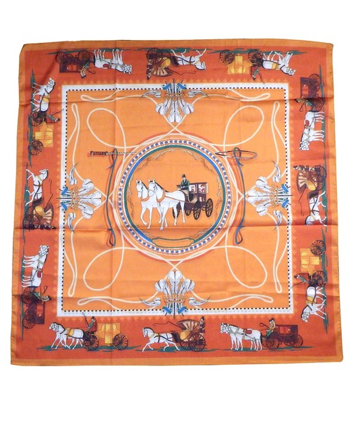 AVALON(U.Q)（アバロン）の「ホース柄リバーシブルスカーフ（ストール/ショール・レディース・グレー・FREE）」の2枚目の写真