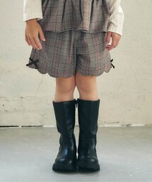 apres les cours | 【リンク/ジュニア対応】サイドリボンスカラップショートパンツ(その他パンツ)