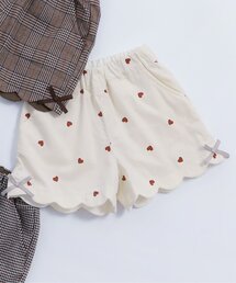 apres les cours | 【リンク/ジュニア対応】サイドリボンスカラップショートパンツ(その他パンツ)