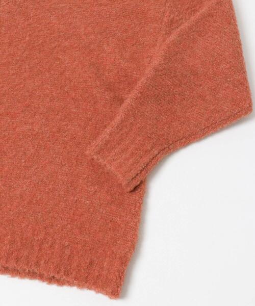 URBAN RESEARCH ROSSO WOMEN(アーバンリサーチ ロッソ)の「『WEB限定』Vネックカーブスリーブニット(ニット/セーター・レディース・ピンク系その他/チャコールグレー/モカ・FREE)」の18枚目の写真