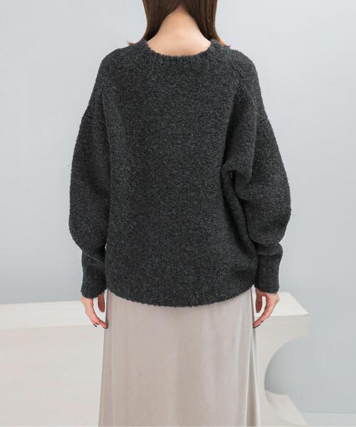 WEB限定』Vネックカーブスリーブニット（ニット/セーター）｜URBAN