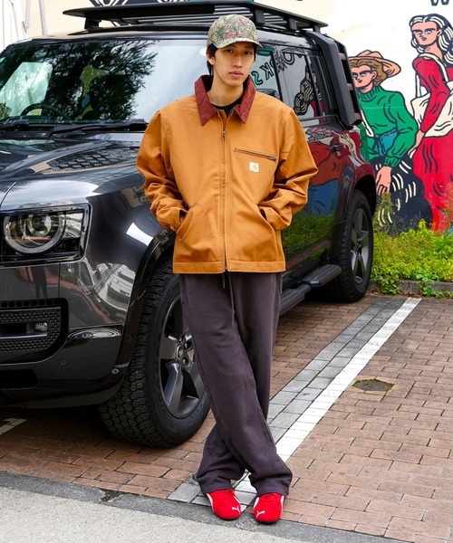 Carhartt（カーハート）の「【Carhartt/カーハート】ダックデトロイトジャケット J001 103828（カバーオール・メンズ・ブラウン/ブラック・MEDIUM/X-LARGE/LARGE）」の5枚目の写真