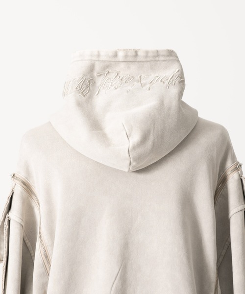 TRAVAS TOKYO（トラバス トウキョウ）の「『TRAVAS TOKYO/トラバス トーキョー』GEDRAJI x TRAVAS TOKYO イラストプリントZIPパーカー（パーカー・レディース・ブラック/ライトベージュ・FREE）」の13枚目の写真