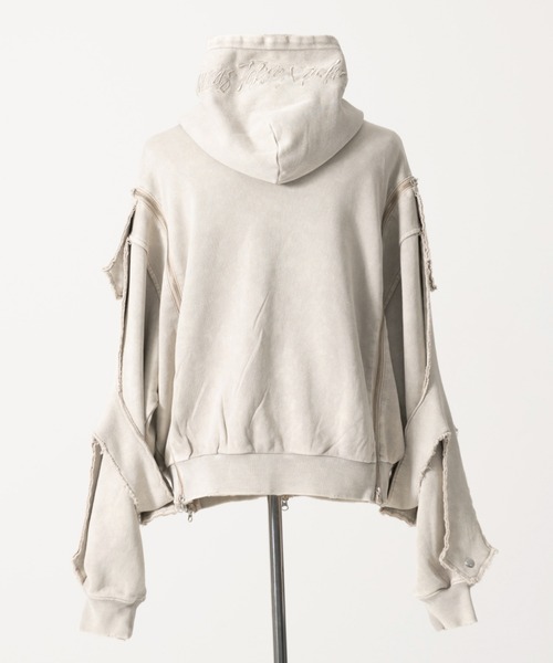 TRAVAS TOKYO（トラバス トウキョウ）の「『TRAVAS TOKYO/トラバス トーキョー』GEDRAJI x TRAVAS TOKYO イラストプリントZIPパーカー（パーカー・レディース・ブラック/ライトベージュ・FREE）」の11枚目の写真