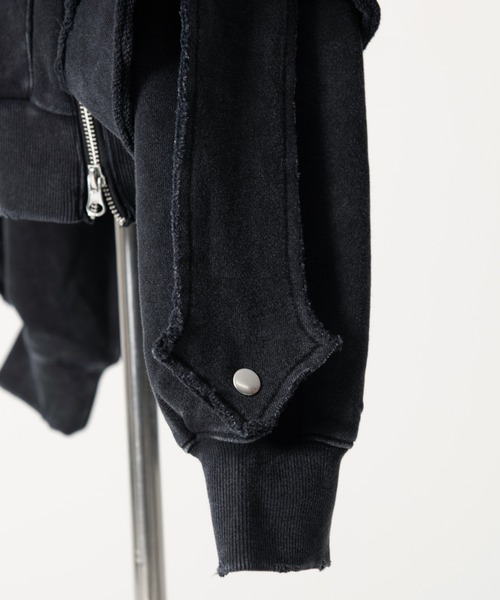 TRAVAS TOKYO（トラバス トウキョウ）の「『TRAVAS TOKYO/トラバス トーキョー』GEDRAJI x TRAVAS TOKYO イラストプリントZIPパーカー（パーカー・レディース・ブラック/ライトベージュ・FREE）」の8枚目の写真