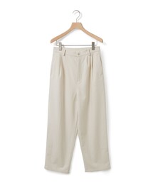 MidiUmi バックサテンツータックパンツ