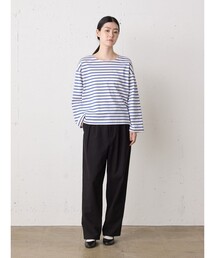 MidiUmi バックサテンツータックパンツ