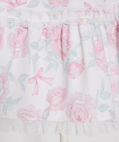 mellfy memory(メルフィーメモリー)の「Rosy Flora tulle Veil skirt(スカート・レディース・ピンク/ホワイト・MEDIUM/SMALL)」の7枚目の写真
