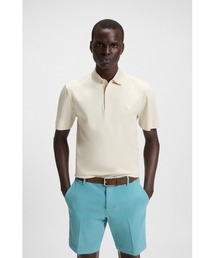 BOSS（ボス）の「シルケットコットン ポロシャツ ダブルモノグラム（ポロシャツ）」