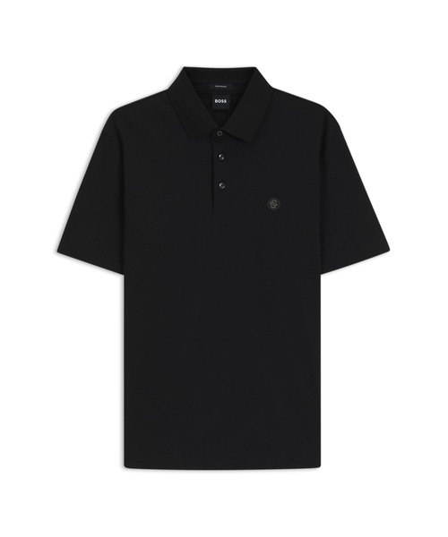 BOSS(ボス)の「シルケットコットン ポロシャツ ダブルモノグラム(ポロシャツ・メンズ・ブラック・XXL/L/XL/S/M)」の9枚目の写真