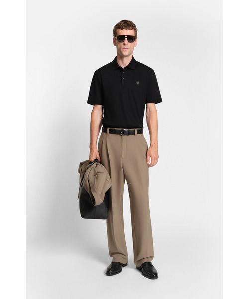 BOSS(ボス)の「シルケットコットン ポロシャツ ダブルモノグラム(ポロシャツ・メンズ・ブラック・XXL/L/XL/S/M)」の8枚目の写真