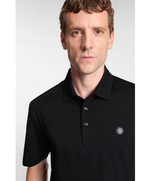 BOSS(ボス)の「シルケットコットン ポロシャツ ダブルモノグラム(ポロシャツ・メンズ・ブラック・XXL/L/XL/S/M)」の6枚目の写真