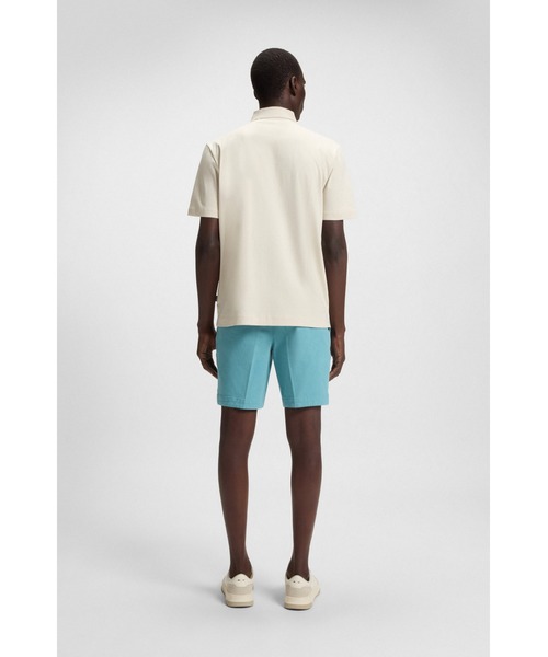 BOSS(ボス)の「シルケットコットン ポロシャツ ダブルモノグラム(ポロシャツ・メンズ・ブラック・XXL/L/XL/S/M)」の3枚目の写真