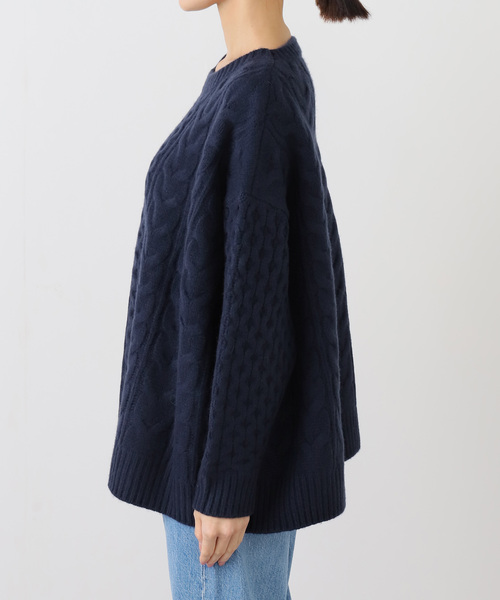 JOURNAL STANDARD LUXE(ジャーナルスタンダード ラックス)の「アランプルオーバー(ニット/セーター・レディース・ホワイト/ネイビー・FREE)」の17枚目の写真