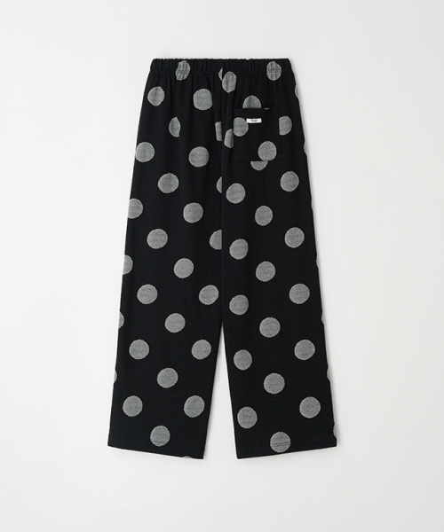 RONRON（ロンロン）の「BIG DOT SWEAT JOGGER PANTS BLACK（スウェットパンツ・レディース・その他・FREE）」の2枚目の写真