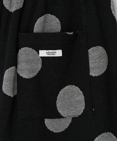 RONRON（ロンロン）の「BIG DOT SWEAT JOGGER PANTS BLACK（スウェットパンツ・レディース・その他・FREE）」の6枚目の写真