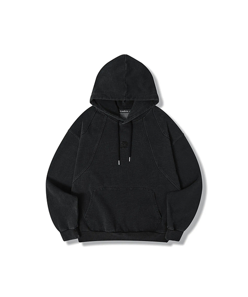 AVANDRESS(アバンドレス )の「Sunground Hoody PIGMENT WASHING BLACK(パーカー・レディース・ライトブラック・SMALL/MEDIUM/LARGE)」の1枚目の写真