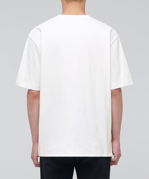 MUSINSA STANDARD（ムシンサスタンダード）の「リラックスフィットクルーネックストリングTシャツ[クリーム]（Tシャツ/カットソー・メンズ・その他・SMALL/MEDIUM）」の3枚目の写真