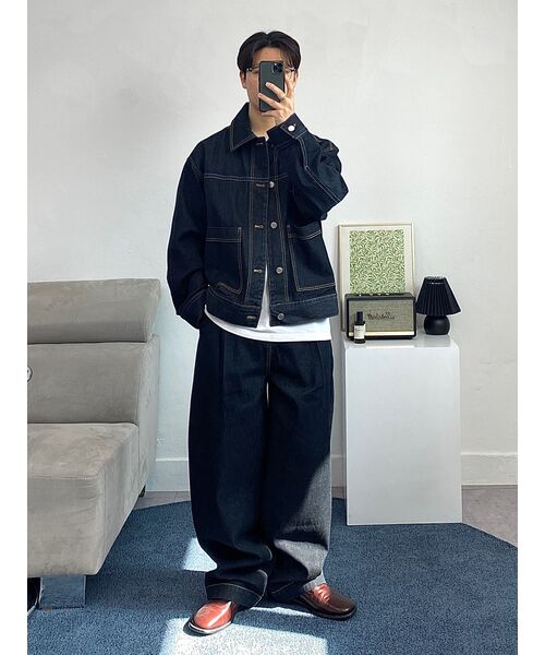 MUSINSA STANDARD（ムシンサスタンダード）の「リラックスフィットクルーネックストリングTシャツ[クリーム]（Tシャツ/カットソー・メンズ・その他・SMALL/MEDIUM）」の17枚目の写真
