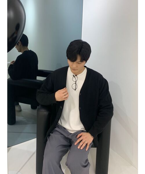 MUSINSA STANDARD（ムシンサスタンダード）の「リラックスフィットクルーネックストリングTシャツ[クリーム]（Tシャツ/カットソー・メンズ・その他・SMALL/MEDIUM）」の18枚目の写真