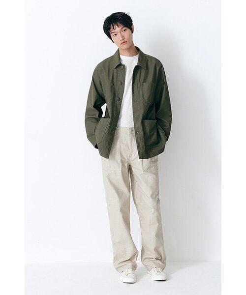 MUSINSA STANDARD（ムシンサスタンダード）の「スーピマリラックスドクルーネックTシャツ[ホワイト]（Tシャツ/カットソー・メンズ・その他・SMALL/MEDIUM/LARGE/X-LARGE/XX-LARGE/XXX-LARGE）」の11枚目の写真